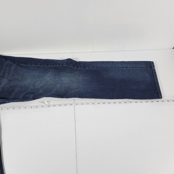 American Eagle Outfitters Mens Original Straight Dark Wash Denim Jeans 32x32 - Picture 4 of 10